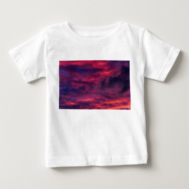 T-shirt Pour Bébé rouge d'août (Devant)