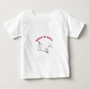 T-shirt Pour Bébé Rouleau Rock 'N'