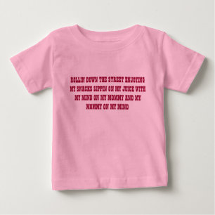 T-shirt Pour Bébé Rouler dans la rampe.