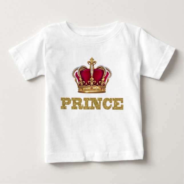 T-shirt Pour Bébé Royal Prince Baby Boy (Devant)