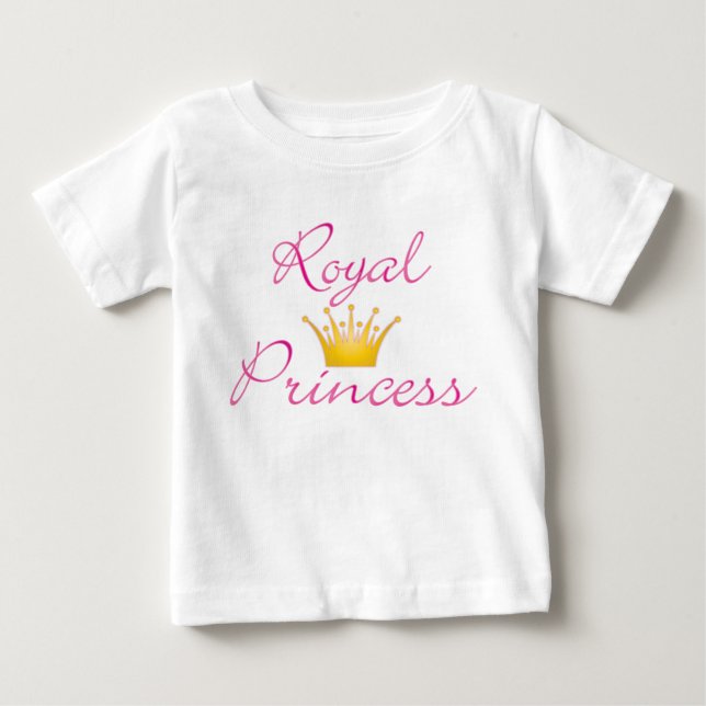 T-shirt Pour Bébé Royal Princess (Devant)