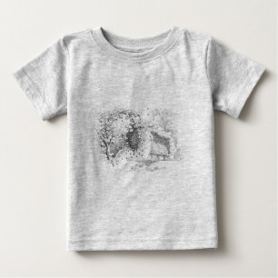 T-shirt Pour Bébé Ruches vintages d'abeille