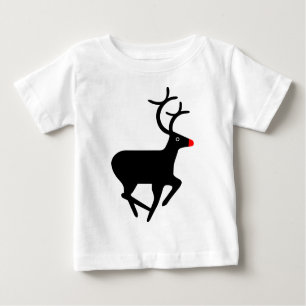 T-shirt Pour Bébé Rudolf le renne à nez rouge