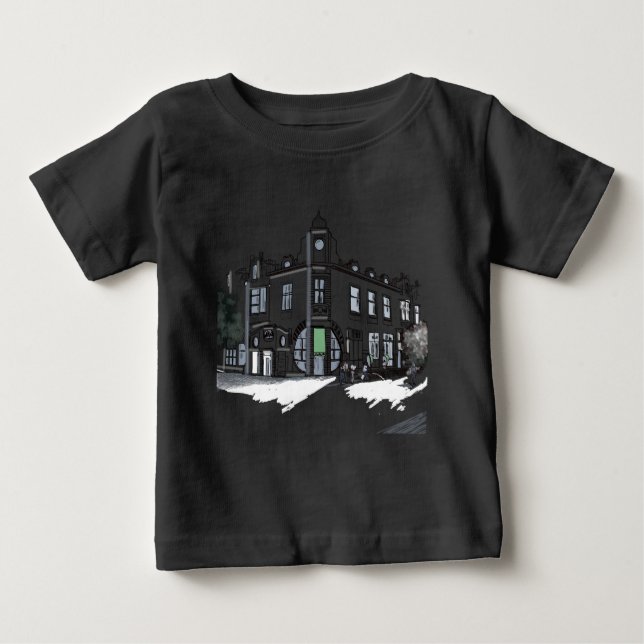 T-shirt Pour Bébé rue de la vieille ville (Devant)