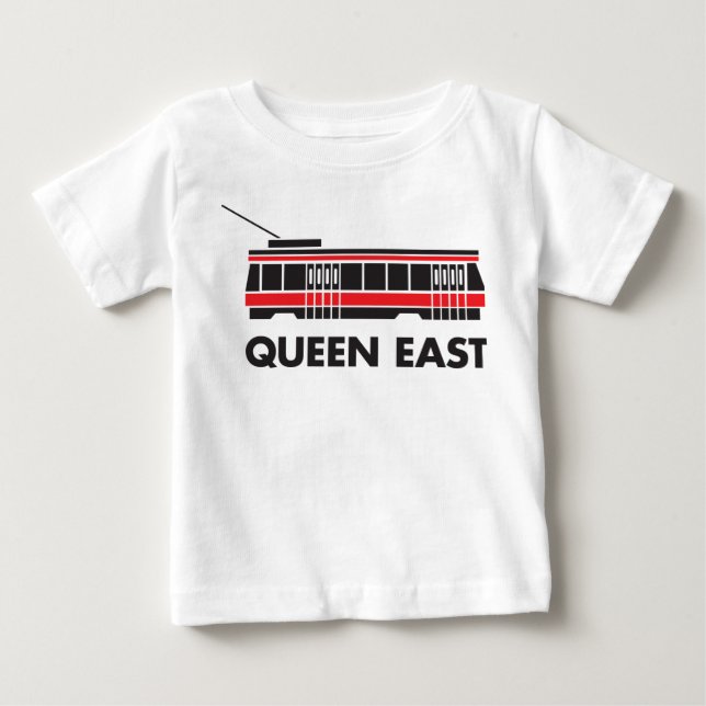 T-shirt Pour Bébé Rue Queen East (Toronto) (Devant)
