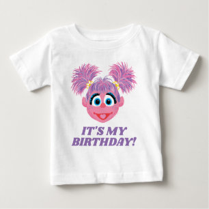 T-shirt Pour Bébé Rue Sésame Abby Cadabby - C'est mon anniversaire