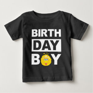 T-shirt Pour Bébé Rue Sésame Big Bird - Birthday Boy
