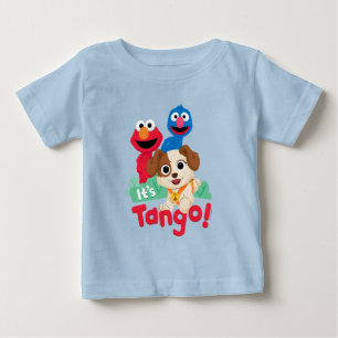 T-shirt Pour Bébé Rue Sésame   C'est Tango avec Elmo et Grover