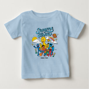 T-shirt Pour Bébé Rue Sésame Depuis 1969