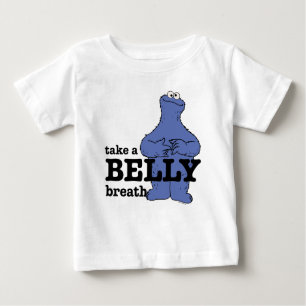 T-shirt Pour Bébé Rue Sésame Le Monstre De Cookie Retire Un Souffl