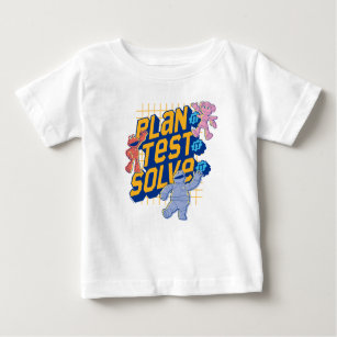 T-shirt Pour Bébé Rue Sésame   Méca Builders Plan Test Solve