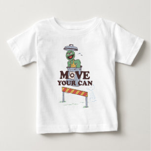 T-shirt Pour Bébé Rue Sésame Oscar the Grouch Move Your Can
