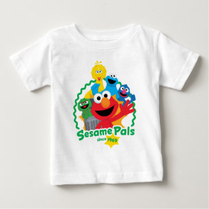 T-shirt Pour Bébé Rue Sésame Sesame Pals depuis 1969
