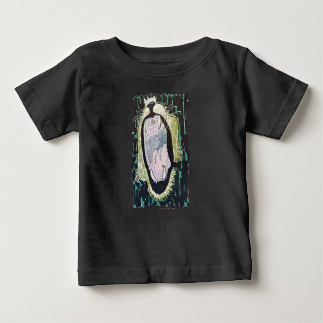T-shirt Pour Bébé Rugissement du lion (Devant)