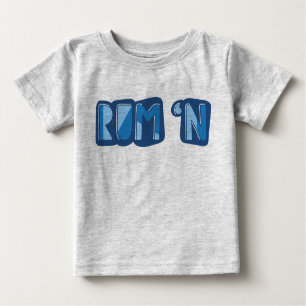 T-shirt Pour Bébé Rum 'n, Anglais, Yorkshire Slang