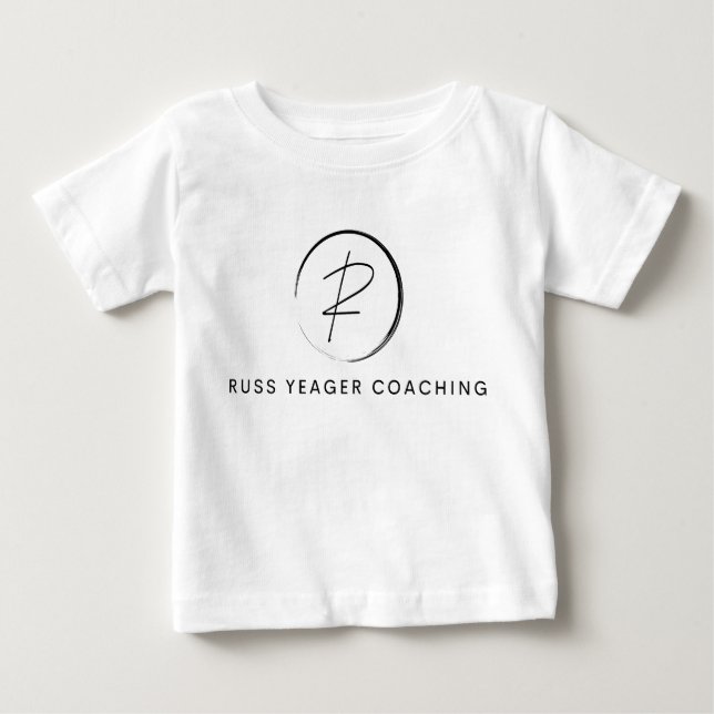 T-shirt Pour Bébé Russ Yeager Coaching Signature Logo (Devant)