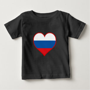 T-shirt Pour Bébé Russia Love