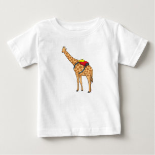 T-shirt Pour Bébé Sac à dos Giraffe