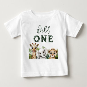 T-shirt Pour Bébé Safari animal sauvage
