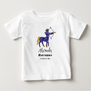 T-shirt Pour Bébé Sagittarius Anniversaire Invité d'honneur
