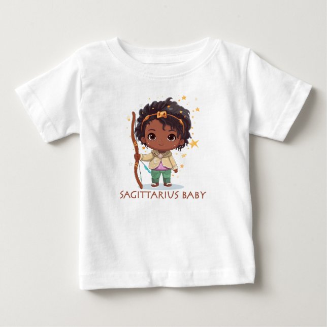 T-shirt Pour Bébé Sagittarius Baby 4 (Devant)