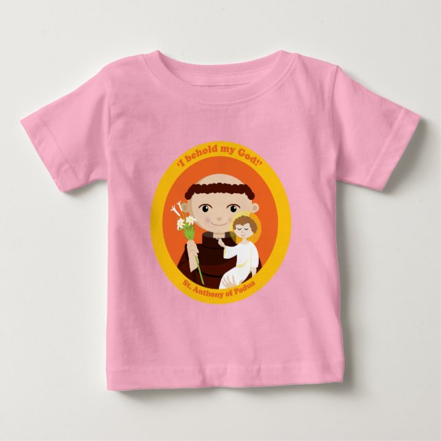 T-shirt Pour Bébé Saint Antoine de Padoue (Devant)