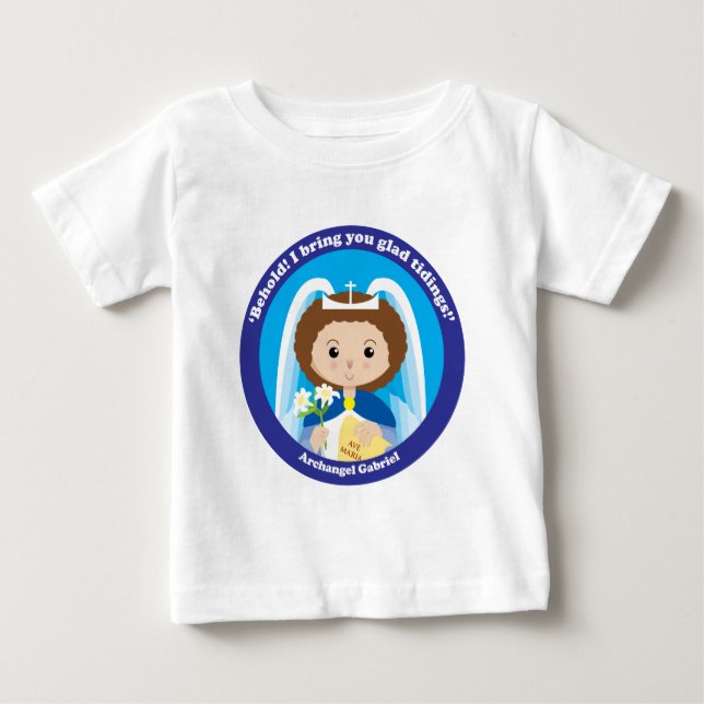 T-shirt Pour Bébé Saint Gabriel l'Archange (Devant)
