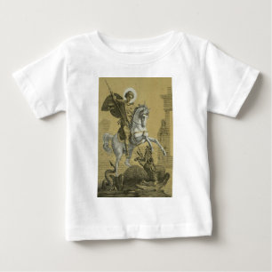 T-shirt Pour Bébé Saint George – Premium "Sunburst Gold" Art