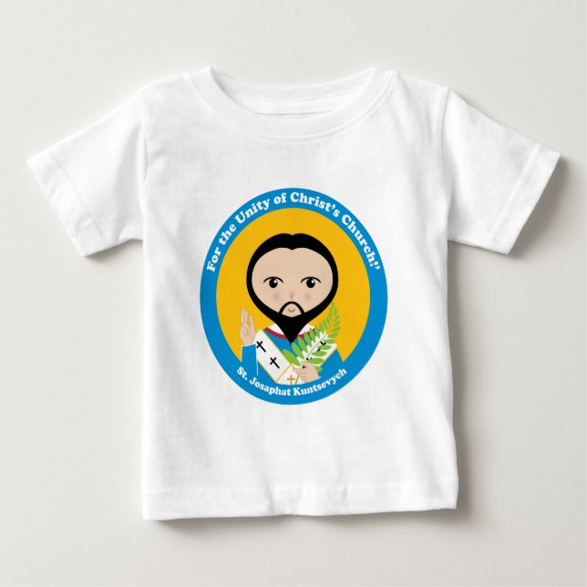 T-shirt Pour Bébé Saint Josaphat Kuntsevych (Devant)