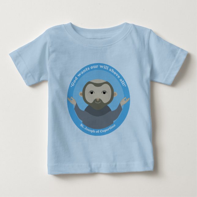 T-shirt Pour Bébé Saint-Joseph de Cupertino (Devant)