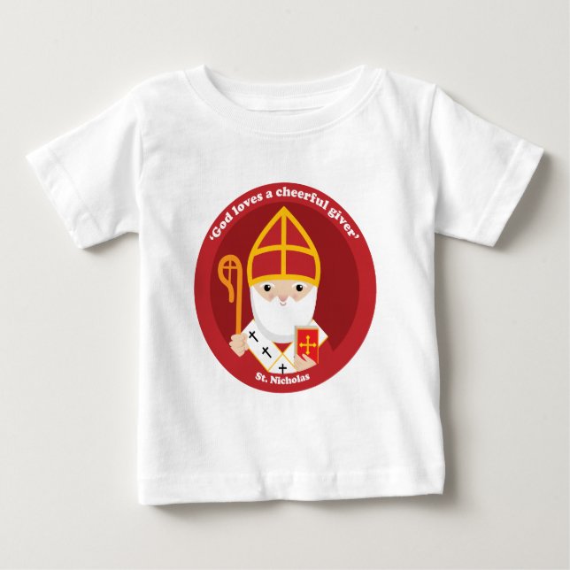 T-shirt Pour Bébé Saint Nicolas (Devant)