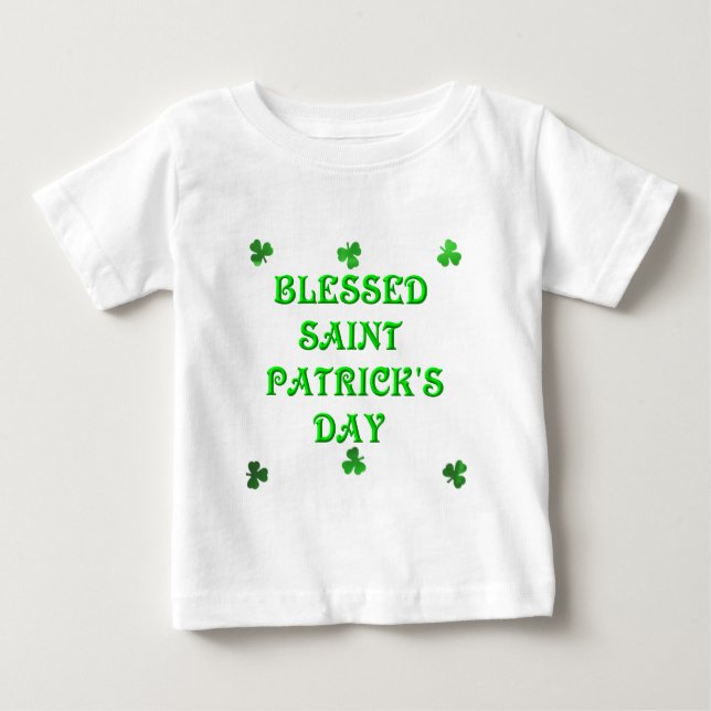 T-shirt Pour Bébé Saint Patrick (1) (Devant)