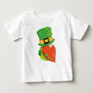 T-shirt Pour Bébé Saint Patrick's Day Gnome, Casquette Leprechaun, C