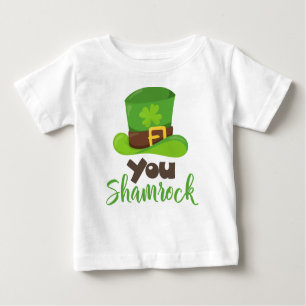 T-shirt Pour Bébé Saint Patrick's Day, Leprechaun Casquette, Vous Sh