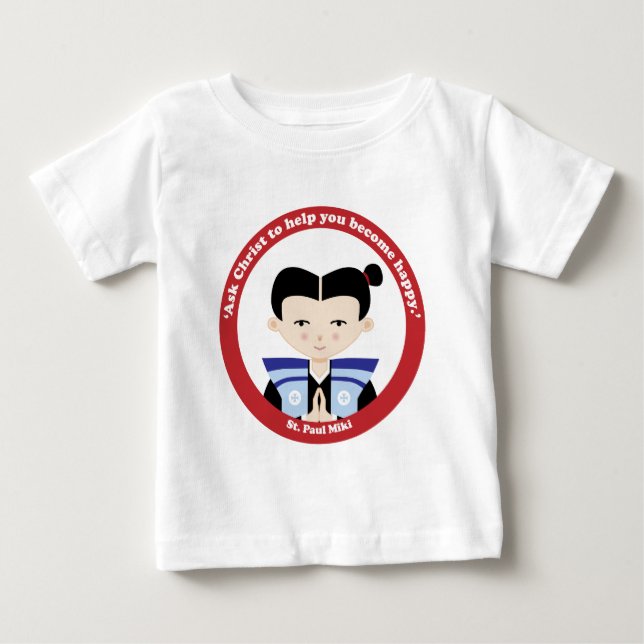 T-shirt Pour Bébé Saint Paul Miki (Devant)