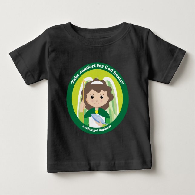 T-shirt Pour Bébé Saint Raphaël l'Archange (Devant)