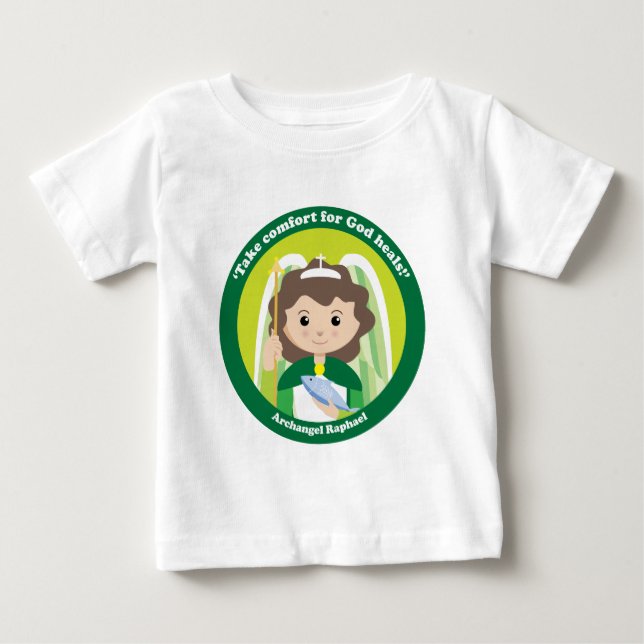 T-shirt Pour Bébé Saint Raphaël l'Archange (Devant)