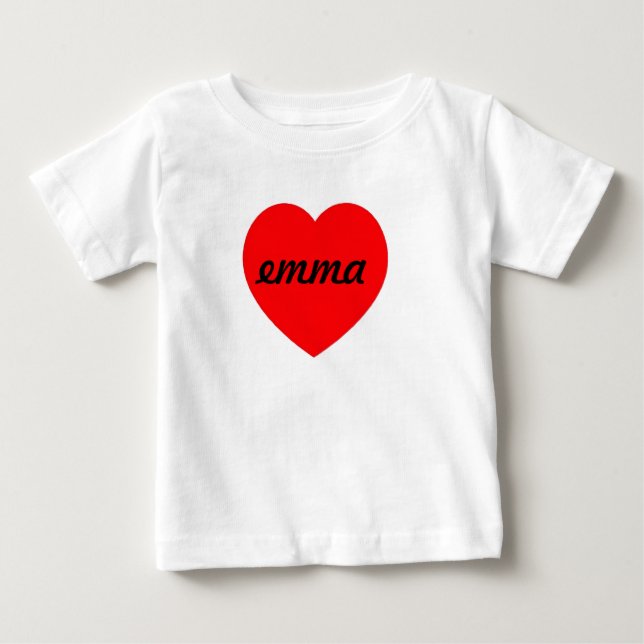 T-shirt Pour Bébé Saint Valentin (Devant)