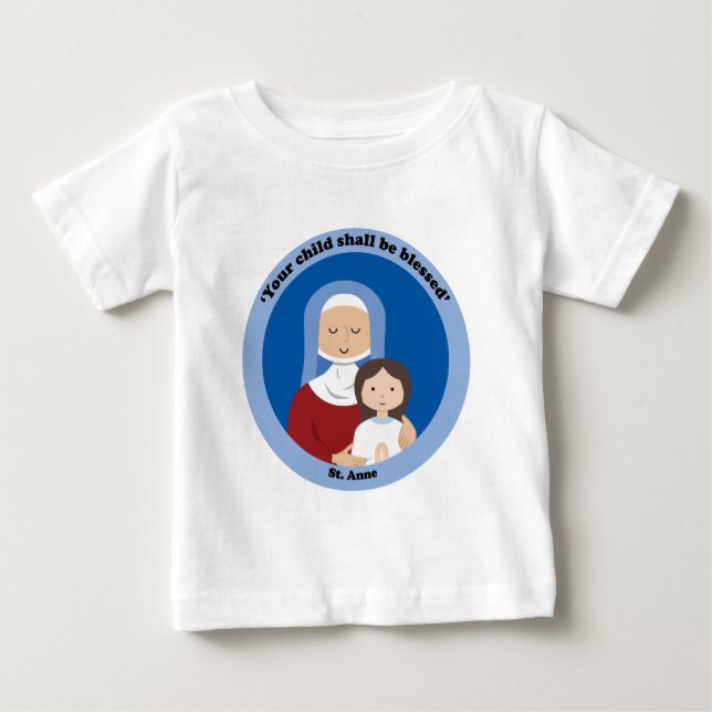 T-shirt Pour Bébé Sainte-Anne (Devant)