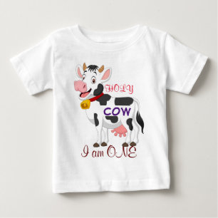 T-shirt Pour Bébé Sainte vache Je suis un enfant