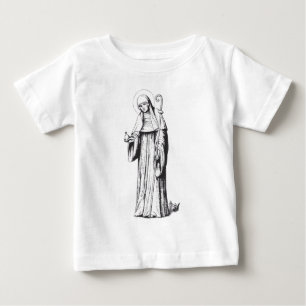 T-shirt Pour Bébé Sainte Walpurga missionnaire anglo-saxonne médiéva
