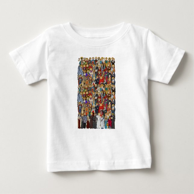 T-shirt Pour Bébé Saints, All saints, Catholic Saints (Devant)