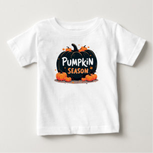 T-shirt Pour Bébé Saison citrouille, Jour d'Action de grâce