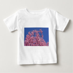 T-shirt Pour Bébé Sakura Cherry Fleurit Dans Le Bleu
