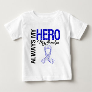 T-shirt Pour Bébé SAL toujours mon héros mon grand-papa
