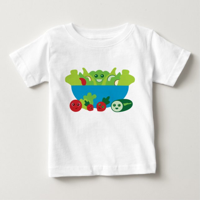 T-shirt Pour Bébé Salade (Devant)