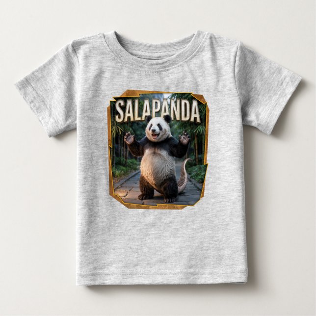 T-shirt Pour Bébé Salapanda Photographie Combo Créature Drôle (Devant)