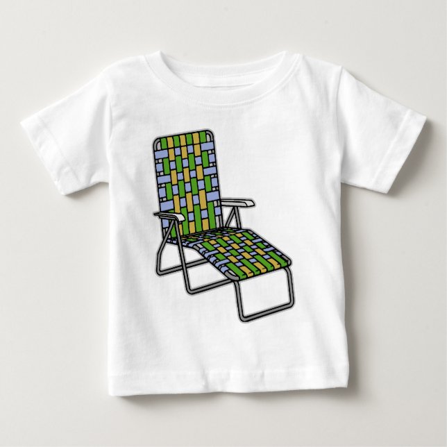 T-shirt Pour Bébé Salon de cabriolet de chaise de jardin (Devant)