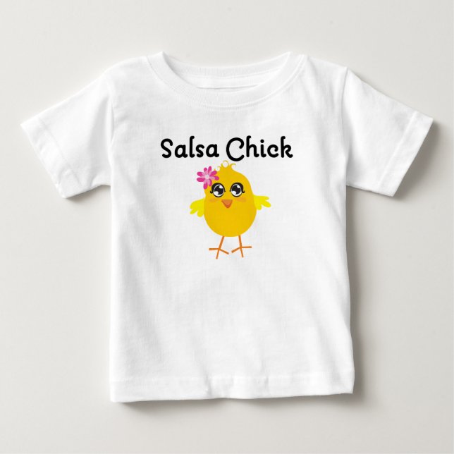 T-shirt Pour Bébé Salsa Chick (Devant)