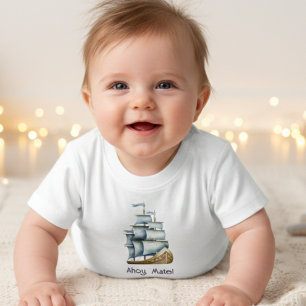 T-shirt Pour Bébé Salut camarade bébé nautique